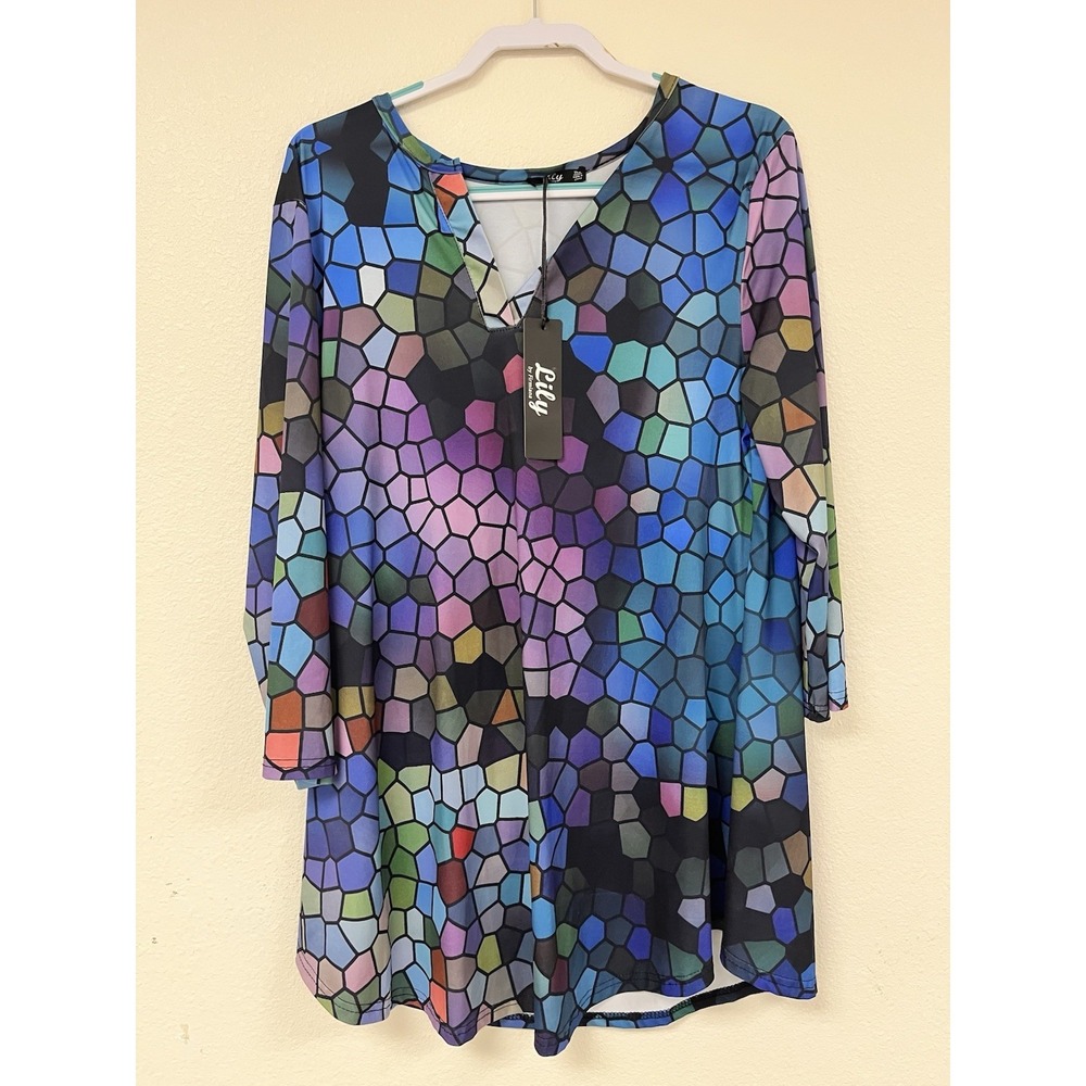 Lily Brand Dressy Top Size 1xl. New with Tags. Never Worn. Never Worn.